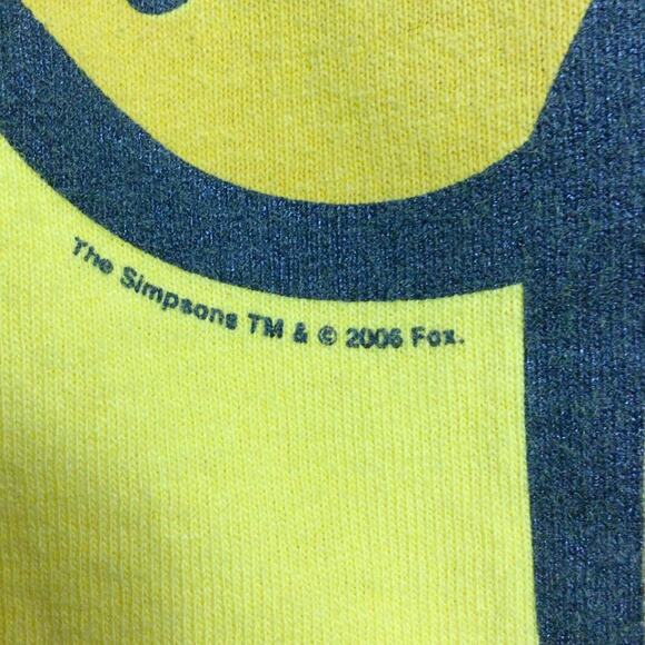 VTG The Simpsons 2006 Homer Matt Groening T Shirt Yellow XL - Picture 2 of 5